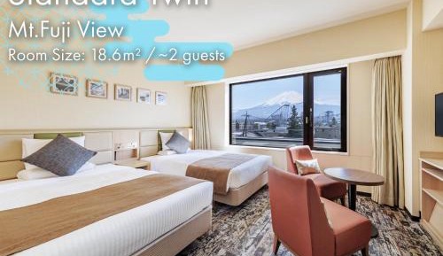 Standard Twin Room with Mt. Fuji View