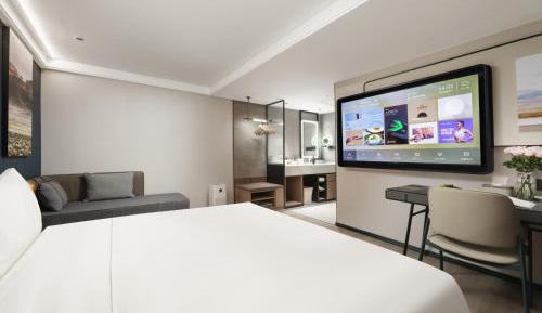 Elegant Double Room with Inner Window