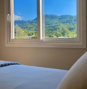 One-Bedroom Apartment with Balcony and Mountain View  