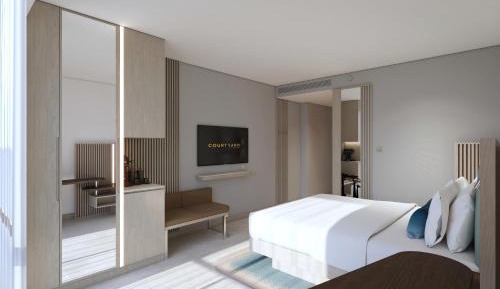 Large Corner King Room with Pool View