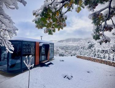 One-Bedroom Apartment with Balcony and Mountain View  
