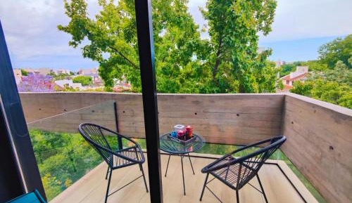 One-Bedroom Apartment with Balcony and City View