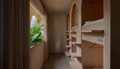 Single Bed in Female Dormitory Room