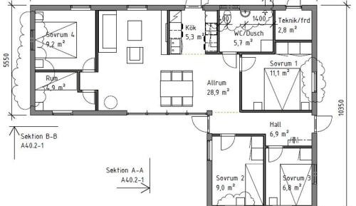 Five-Bedroom Holiday Home