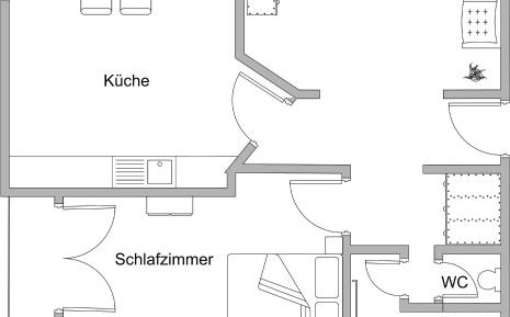 One-Bedroom Apartment with Balcony