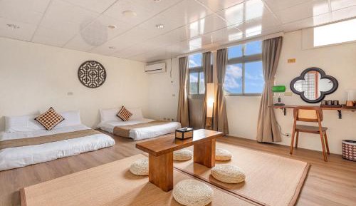 Family Room with Shared Bathroom