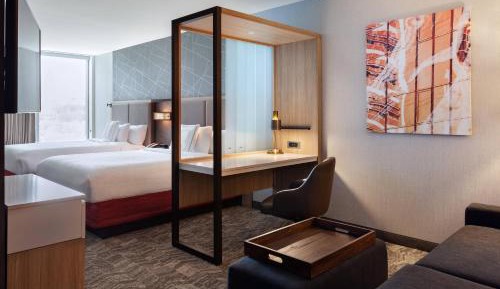 Queen Suite with Two Queen Beds and Sofa Bed