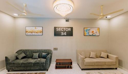 Three-Bedroom Premium Apartment with Balcony