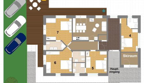 Holiday Home with Shower