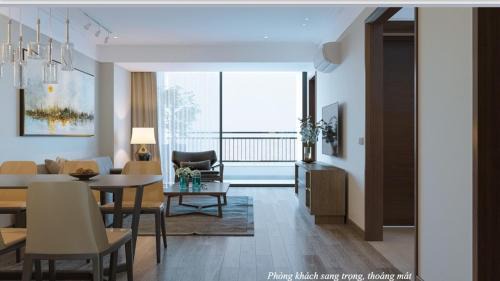 Three-Bedroom Premium Apartment with Balcony