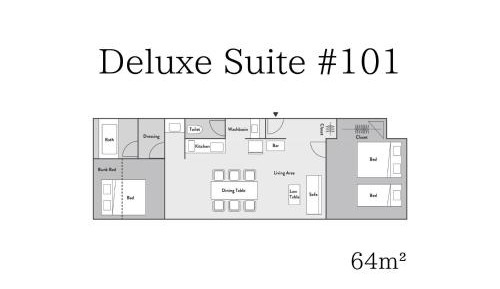 Suite with Mountain View