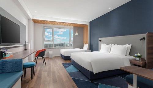 Standard Room with One King and One Twin Bed - City View