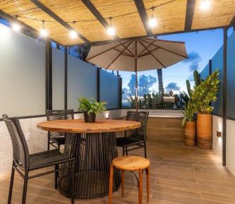One-Bedroom Loft Apartment with Balcony