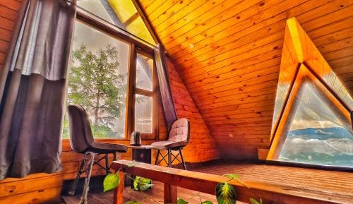 Family Room with Mountain View