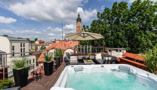 One-Bedroom Apartment with Rooftop Spa Bath
