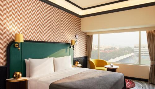 Deluxe Room, King Bed, Stadium View, 10% disc on food and soft beverage, 2 hours Early Check in or Late checkout, Happy hours (one plus one) from 17:30hrs to 19:30hrs (except on 14th February)