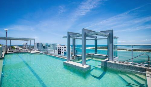 Three-Bedroom Apartment with Partial Water View