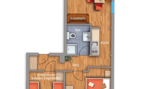 Two-Bedroom Apartment (6 Adults)