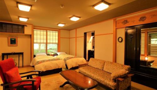 Japanese-Style Twin Room with Open-Air Bath