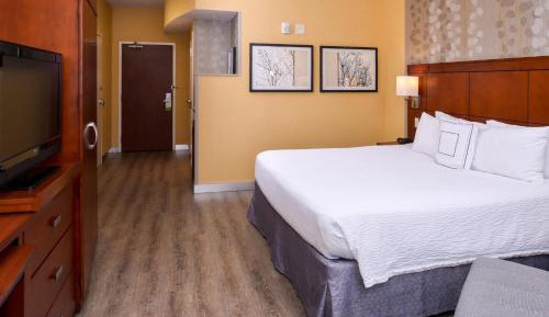 King Room with Sofa Bed and Roll-in Shower - Mobility and Hearing Accessible