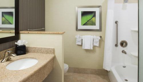 Queen Room with Two Queen Beds and Adapted Tub - Mobility and Hearing Accessible