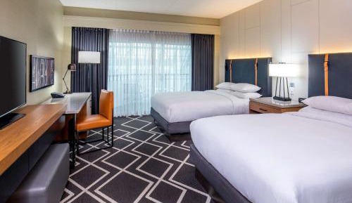 Queen Room with Two Queen Beds, Balcony and View