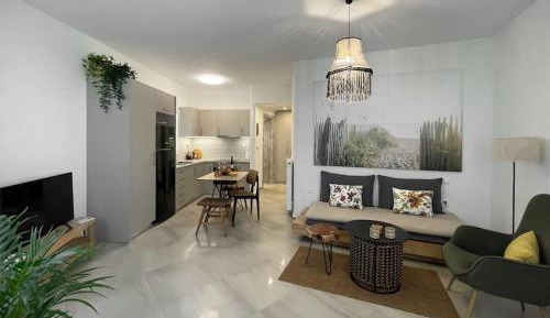 One-Bedroom Apartment with Balcony and Mountain View  