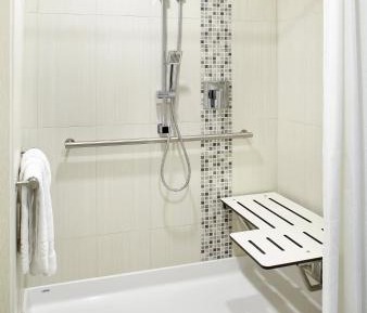 King Room with Roll-in Shower - Mobility and Hearing Accessible