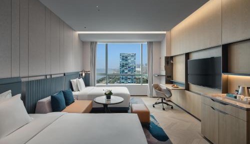 Standard Twin Room with Qianjiang CBD View