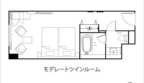 Moderate Twin Room - Non-Smoking