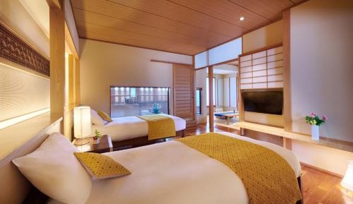 Deluxe Room with Tatami Area with Hot Spring Bath