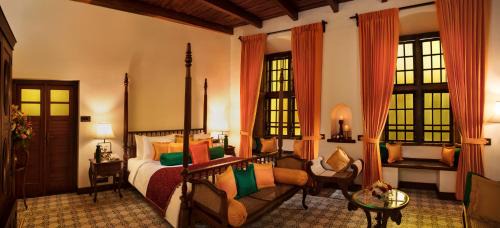 Sovereign with 10% discount on food, 20% discount on Ayurmana, and one and a half-hour guided heritage walk from 7 AM to 8:30 AM