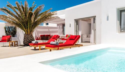 DELOS Villa with Sea View, Patio and Private Pool