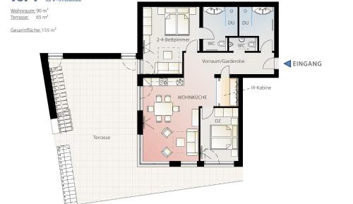 Apartment with Terrace TOP 1