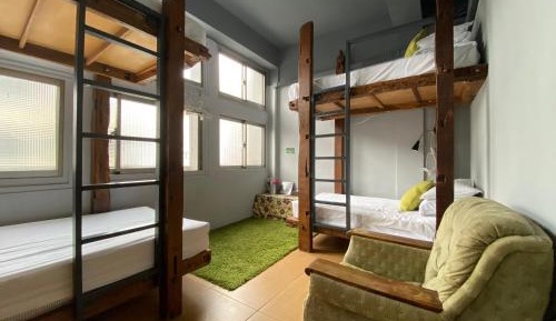 Bed in 4-Bed Male Dormitory Room