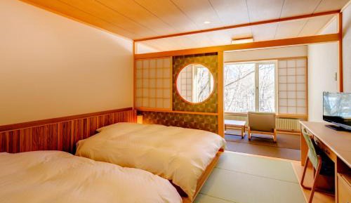 Twin Room with Tatami Area - Non-Smoking