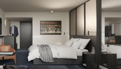 Lancemore King Room – complimentary drinks during hosted hour and WiFi