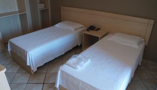 Double Room with Single Beds and Fan