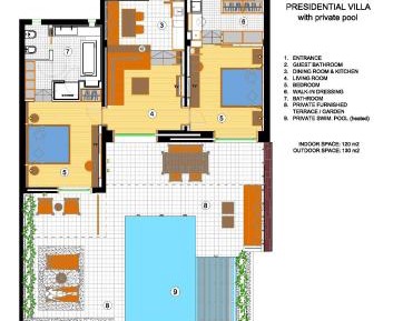 Presidential Two-Bedroom Villa with Private Pool