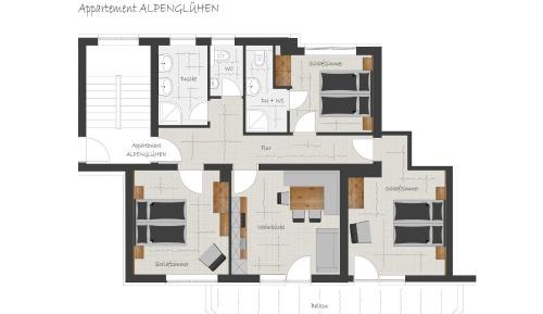 Apartment with Mountain View