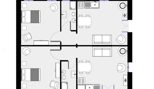 One-Bedroom Apartment with Terrace-Zolferate-