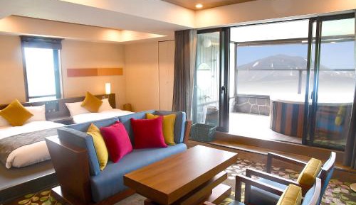 Two-Bedroom Suite with Open-Air Bath and View