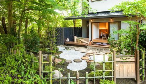 Twin Room with Garden View and Open-Air Bath