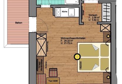 Apartment with Lake View