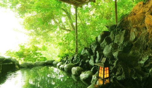 Japanese Suite with Open-Air Stone Bath