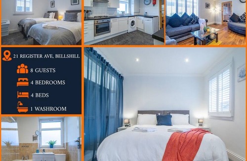 Coatbridge Apartment | 3-bedroom apartment in tranquil Coatbridge with WiFi