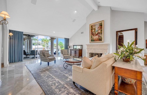 Harbor Beach House | Mediterranean Villa Heated Pool Venice of America Riverside View Venetian Key Resldences