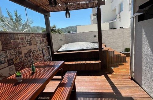 Nacoes Apartment | Lindo Apartamento, Região Central, rua Reta mar e Jacuzzi Privativa!