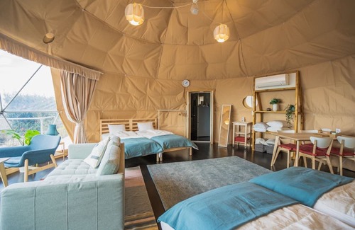 Futo Cabin | Izu Coco Dome Tent D 1 night with 2 meals and / Ito Shizuoka