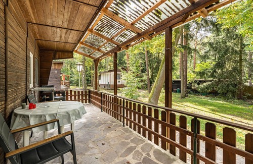 Kollm House | Bungalow '12 - Finnhütte' with Private Terrace and Shared Garden